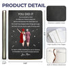 Custom Leather Writing Journal - Personalized Graduation Gifts For Daughter, Son - Dreams Achieved, Future Ahead