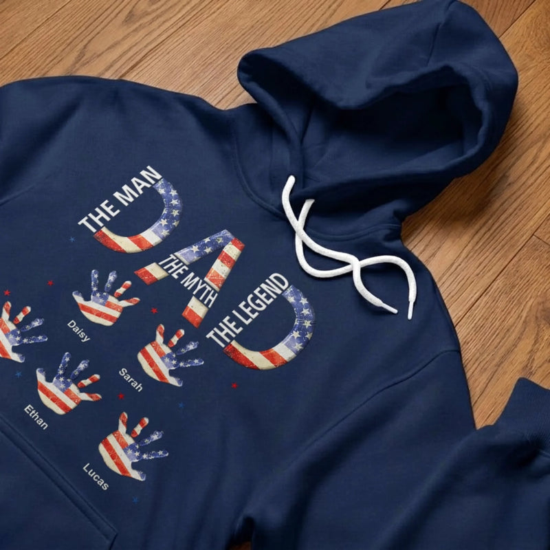 Custom Unisex T-shirt, Premium T-shirt, Hoodie - Personalized Father's Day Birthday Gifts For Dad, Grandpa - Ultimate Dad Mode