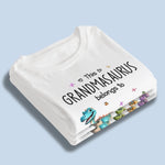 Custom Unisex T-shirt, Premium T-shirt, Hoodie - Personalized Mother's Day Gifts For Mom, Grandma - My Favorite Little Dinos
