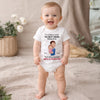 Custom Baby Onesie - Personalized Baby Shower, Gender Reveal Gifts For New Moms, New Dads, New Parents - First Time Dad, Forever Love