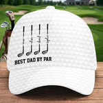 Custom Hat, All Over Print Classic Cap - Personalized Birthday Golf Gifts For Dad, Grandpa - Just One More Round