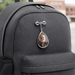 Custom Photo Teardrop Pin - Personalized Memorial Sympathy Graduation Gifts For Him, Her - Forever In My Heart