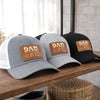 Custom Leather Patch Hat - Personalized Father's Day Birthday Gifts For Dad, Grandpa - You Mean The World