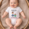 Custom Baby Onesie - Personalized Baby Shower, Gender Reveal Gifts For New Moms, New Dads, New Parents - Tiny Hands, Big Love