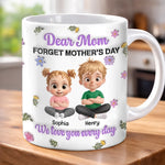 Custom 3D Inflated Effect Printed Mug - Personalized Mother's Day Gifts For Mom, Grandma - Our Favorite Person Ever