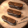 Custom 15-in-1 Pocket Multi Tool - Personalized Father's Day Birthday Gifts For Dad, Grandpa - Proud Dad Club