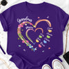 Custom Unisex T-shirt, Premium T-shirt, Hoodie - Personalized Mother's Day Gifts For Mom, Grandma - Love Only Grows Stronger