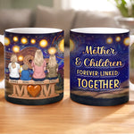 Custom Mug - Personalized Mother's Day Gifts For Mom, Grandma - Motherhood, Forever Glowing