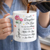 Custom Mug - Personalized Mother's Day Gifts For Daughter, Daughter-In-Law, Granddaughter - Blooming Into A Beautiful Mom
