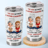 Custom Tumbler - Personalized Birthday Gifts For Mom, Daughter - Forever Her Daughter, Always Her Girl