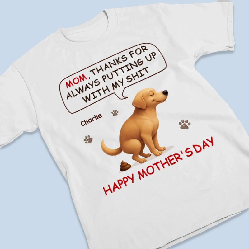 Custom Unisex T-shirt, Premium T-shirt, Hoodie - Personalized Mother's Day Birthday Gifts For Dog Cat Lovers, Dog Dad And Mom, Cat Owners - Chaos, Cuddles And Dog Hair