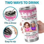 Custom 3D Inflated Effect Printed Tumbler - Personalized Mother's Day Gifts For Daughter - Forever Proud To Be Your Mom