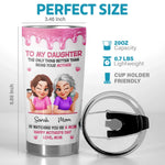 Custom 3D Inflated Effect Printed Tumbler - Personalized Mother's Day Gifts For Daughter - Forever Proud To Be Your Mom