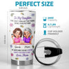Custom 3D Inflated Effect Printed Tumbler - Personalized Mother's Day Gifts For Daughter - Motherhood Looks Sweet On You