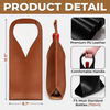 Custom Leather Wine Bag - Personalized Best Friend Birthday Gifts For Women, Besties, Sisters, BFF - Friends Who Slay And Stray