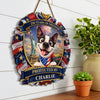 Custom Wood Sign - Personalized America 250th Anniversary Gifts For Dog Lovers, Dog Dad And Mom - Spoiled Dogs Live Here Always
