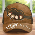 Best Dad Ever - Family Personalized Custom Hat, All Over Print Classic Cap - Father's Day, Gift For Dad, Grandpa