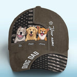 The Dog Is The Perfect Portrait Subject - Dog Personalized Custom Hat, All Over Print Classic Cap - Father's Day, Gift For Dog Lovers, Dad