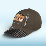 The Dog Is The Perfect Portrait Subject - Dog Personalized Custom Hat, All Over Print Classic Cap - Father's Day, Gift For Dog Lovers, Dad