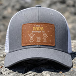 Custom Leather Patch Hat - Personalized Father's Day Birthday Gifts For Dad, Grandpa - Grandpa Knows Best Always