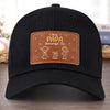 Custom Leather Patch Hat - Personalized Father's Day Birthday Gifts For Dad, Grandpa - Grandpa Knows Best Always