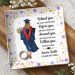 Custom Full-Print Jewelry Dish - Personalized Graduation Gifts For Her - Dreams Look Beautiful On You