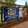 Custom Photo Polyester Outdoor Banner - Personalized Graduation Gifts For Him, Her - Next Stop, Greatness