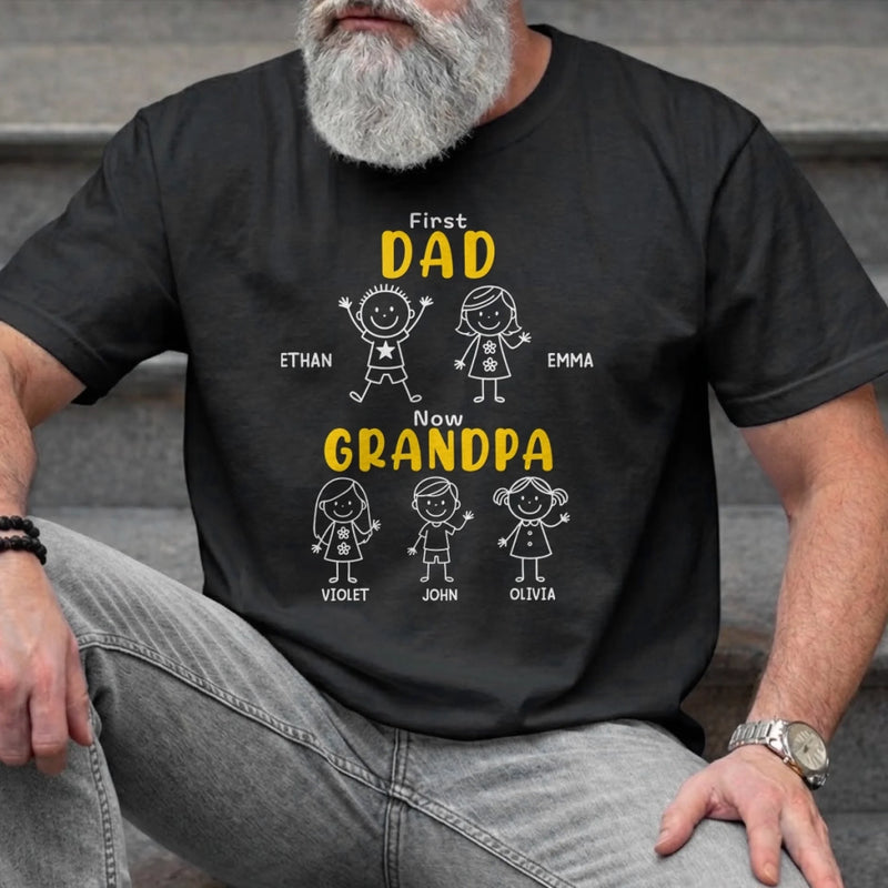 Custom Unisex T-shirt, Premium T-shirt, Hoodie - Personalized Father's Day Birthday Gifts For Dad, Grandpa - The Coolest Grandpa Ever