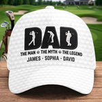 Custom Hat, All Over Print Classic Cap - Personalized Birthday Golf Gifts For Dad, Grandpa - The Golf Legend