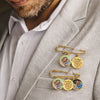 Custom Lapel Pin With Photo Charms - Personalized Graduation Gifts For Him, Her - Holding This Moment Together