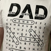 Custom Word Search Puzzle Unisex T-shirt, Premium T-shirt, Hoodie - Personalized Father's Day Birthday Gifts For Dad, Grandpa - Dad Always Leads The Way