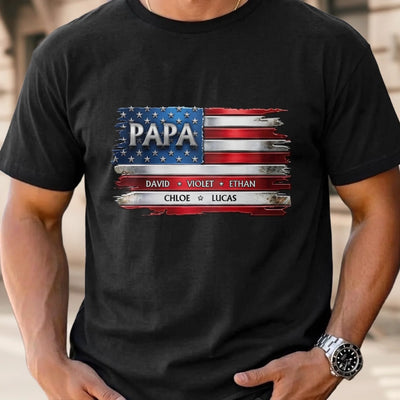 Custom Unisex T-shirt, Premium T-shirt, Hoodie - Personalized Father's Day Birthday Gifts For Dad, Grandpa - Legendary Dad Energy Only