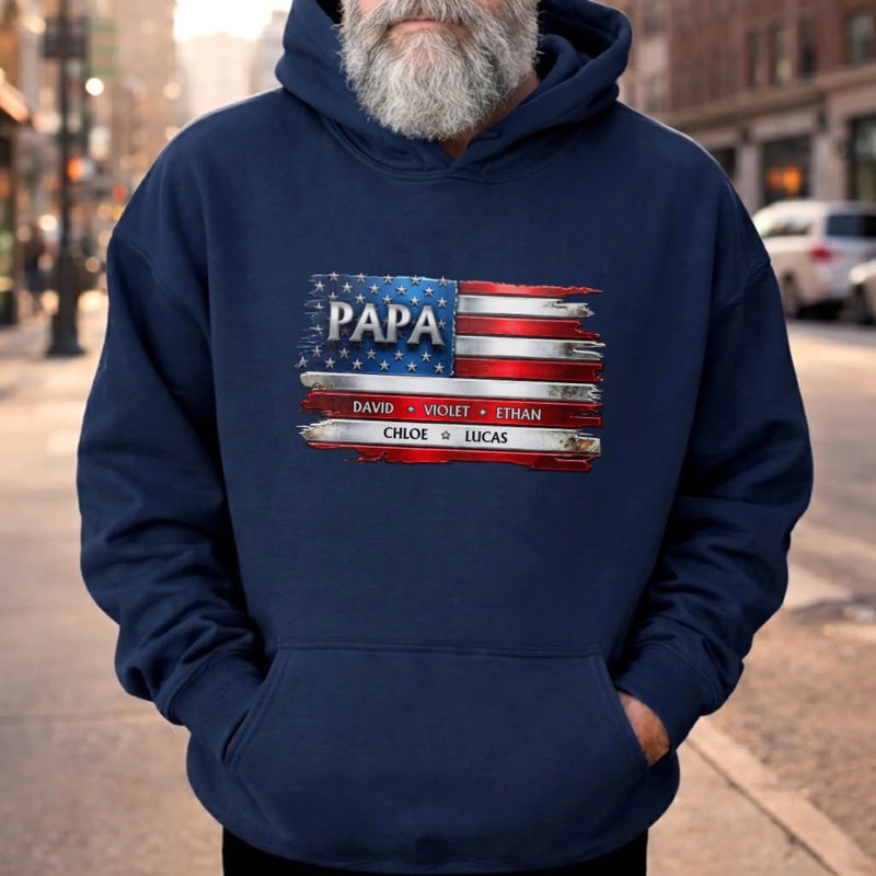 Custom Unisex T-shirt, Premium T-shirt, Hoodie - Personalized Father's Day Birthday Gifts For Dad, Grandpa - Legendary Dad Energy Only