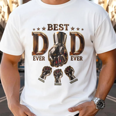 Custom Unisex T-shirt, Premium T-shirt, Hoodie - Personalized Father's Day Gifts For Dad, Grandpa - The Real Family MVP
