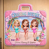 Custom Cruise Ship Door Magnet - Personalized Summer Vacation And Travel Gifts For Best Friends, Besties, Sisters, BFF - Cruising Besties