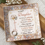 Custom Full-Print Jewelry Dish - Personalized Birthday Gifts For Daughter - My Little Girl Forever