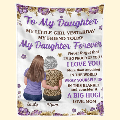 Custom Blanket - Personalized Birthday Gifts For Daughter - Proud To Call You Daughter