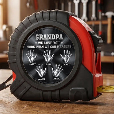 Custom Tape Measure - Personalized Father's Day Gifts For Dad, Grandpa - Trust Dad With Tools