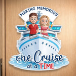 Custom Cruise Ship Door Magnet - Personalized Summer Vacation And Travel Gifts For Couple, Cruise Lovers - Sunshine, Love And Summer Days