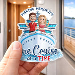 Custom Cruise Ship Door Magnet - Personalized Summer Vacation And Travel Gifts For Couple, Cruise Lovers - Sunshine, Love And Summer Days
