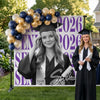 Custom Photo Graduation Backdrop - Personalized Graduation Gifts For Him, Her - From Little Dreams To Big Achievements