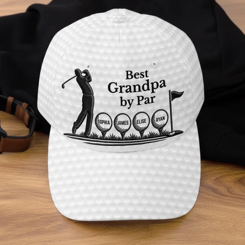Custom Hat, All Over Print Classic Cap - Personalized Birthday Golf Gifts For Dad, Grandpa - Golf Days With Dad
