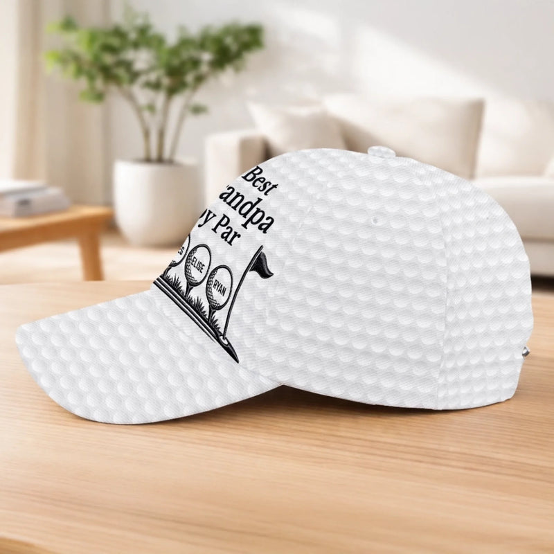 Custom Hat, All Over Print Classic Cap - Personalized Birthday Golf Gifts For Dad, Grandpa - Golf Days With Dad