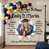 Custom Photo Graduation Backdrop - Personalized Graduation Gifts For Him, Her - Made It And Just Getting Started