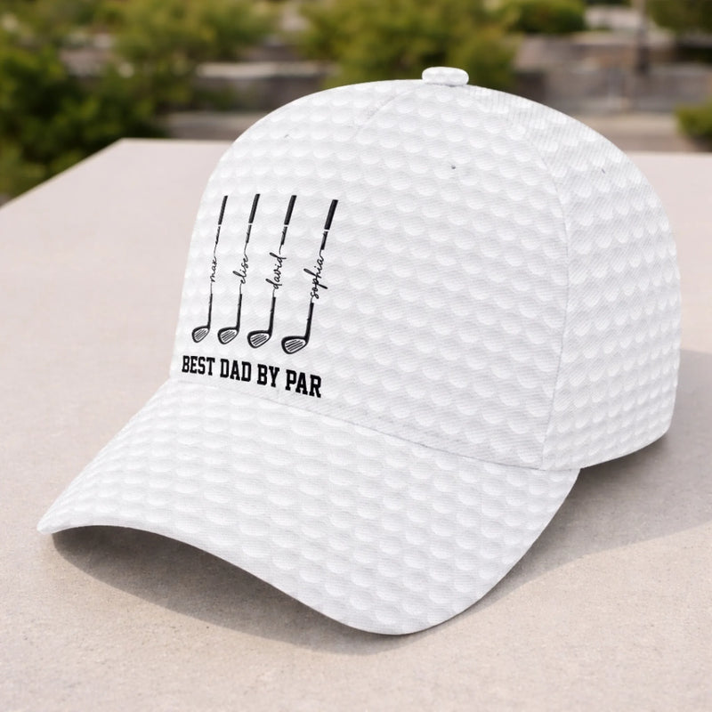 Custom Hat, All Over Print Classic Cap - Personalized Birthday Golf Gifts For Dad, Grandpa - Just One More Round