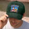 Custom Vintage Washed Denim Baseball Cap - Personalized Father's Day Gifts For Dog Lovers, Dog Dad And Mom - Best Friend Has Four Paws