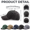 Custom Vintage Washed Denim Baseball Cap - Personalized Father's Day Gifts For Dog Lovers, Dog Dad And Mom - Best Friend Has Four Paws