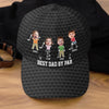 Custom Photo Hat, All Over Print Classic Cap - Personalized Father's Day Birthday Golf Gifts For Dad, Grandpa - Born To Play Golf Always