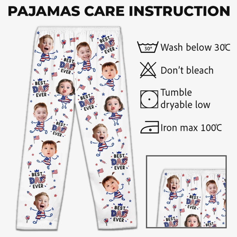 Custom Photo Pajama Pants - Personalized Mother's Day, Father's Day Gifts For Mom, Grandma, Dad, Grandpa - Relax Mode On Every Night
