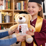 Custom Graduation Plush Bear - Personalized Graduation Gifts For Him, Her - Carry Love Into The Next Chapter
